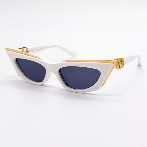 NEW VALENTINO V-GOLDCUT-I VLS-113D WOMEN WHITE SUNGLASSES VALENTINO main image 12